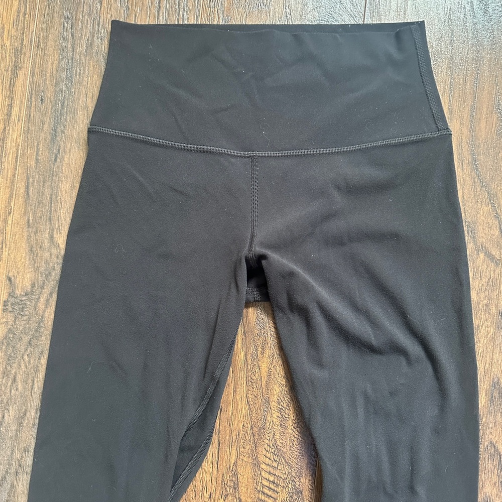 Black Lululemon Align Leggings size 6